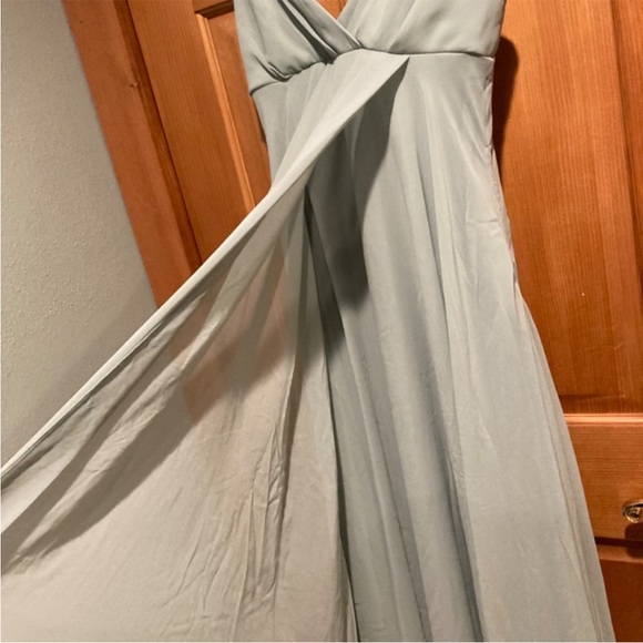 Birdy Grey Kaia Chiffon Sage Dress (XS) - HAS BEEN ALTERED - Picture 4 of 12